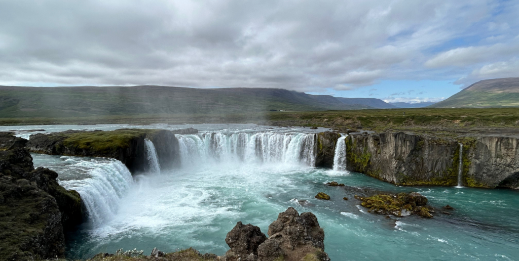 Picture of Godafoss Falls in Iceland