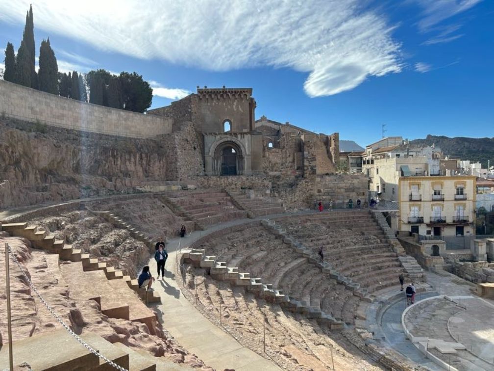 Landscape photo of the Ancient Roman Ampitheater, Cartagena, Spain